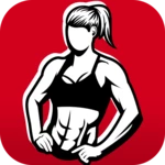 home workout for women android application logo